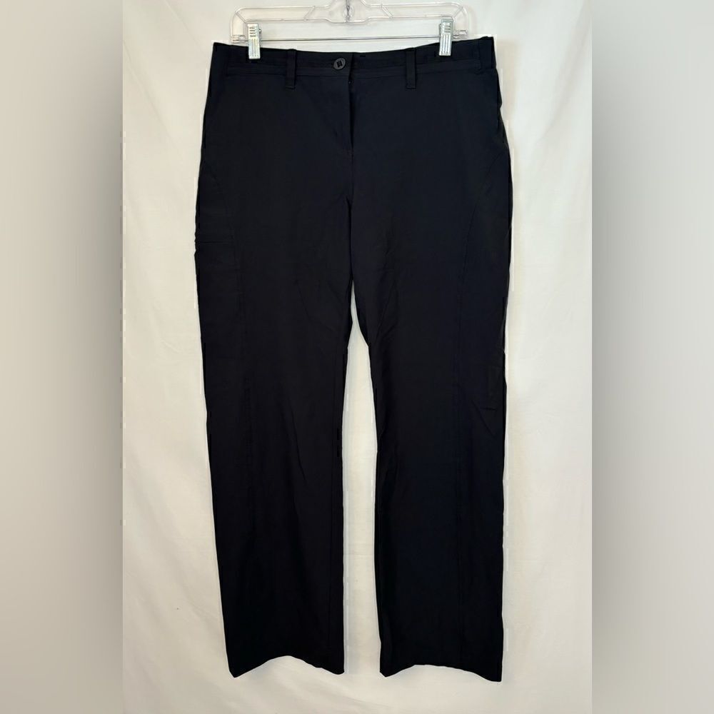 Exofficio EUC black nylon straight leg athletic pants Size 12